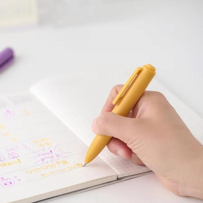 

MUJI Compact gel ink ballpoint / Pocket pen knock type - Bolpen