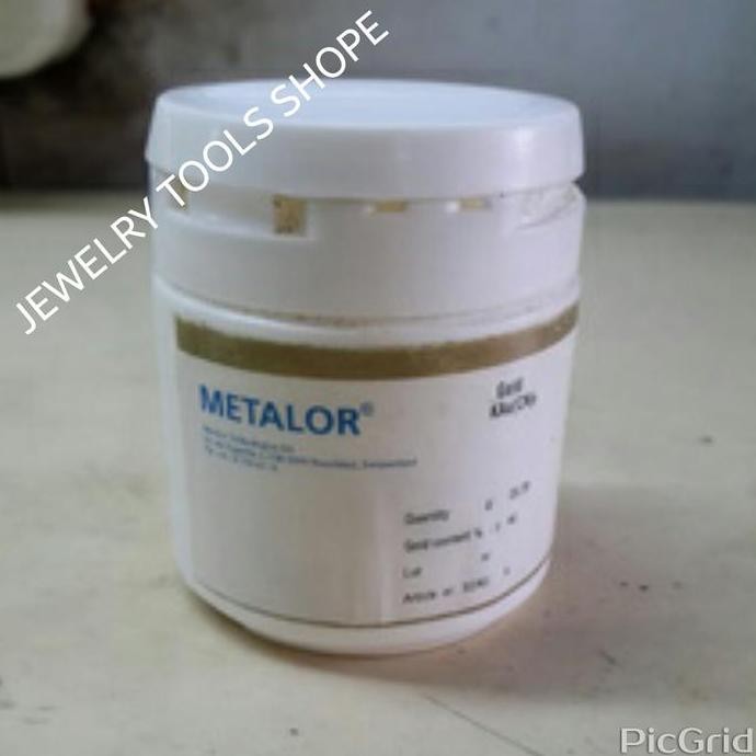 

Bubuk emas METALOR 40% ( per gram )