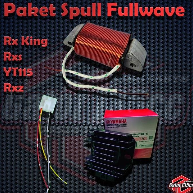 Paket Spul Pengisian Fullwave Rx King Rxs Rxz Dc Set Kiprok Nmax Suport Daymaker Satu Set Spul Kipro
