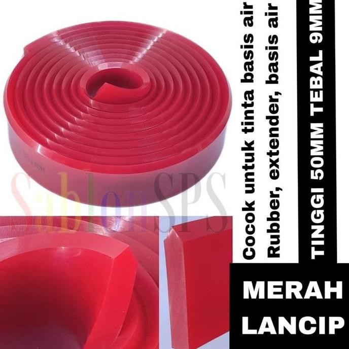 

Rakel Sablon Merah Lancip 50Mmx9Mm 1Roll Co
