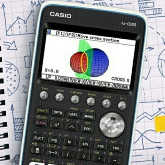 

Casio Fx-Cg50 Colour Graphic Calculator - Kalkulator Grafik Fx Cg50 Co