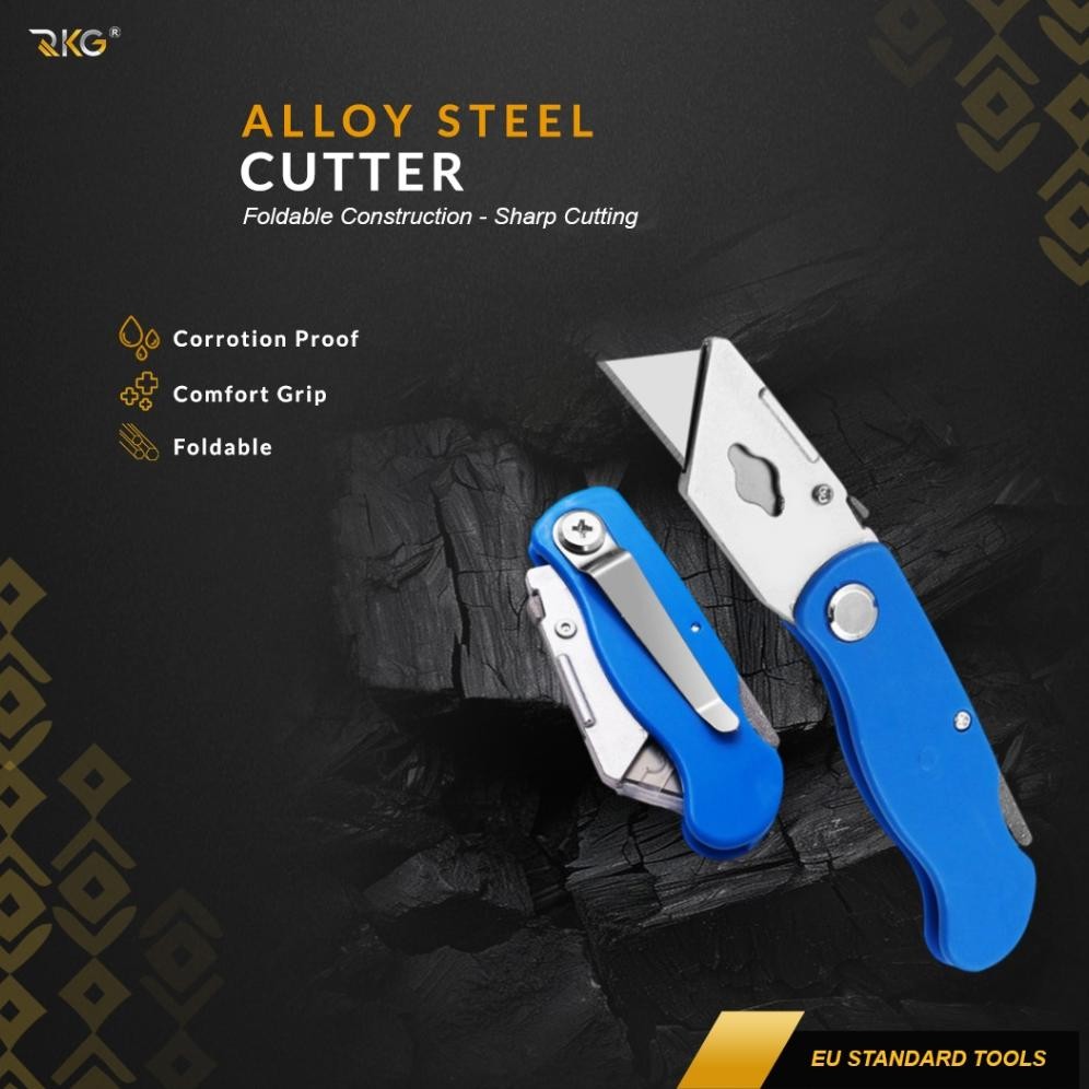 Pisau Cutter Lipat / Foldable Knife / Gypsum Cutter