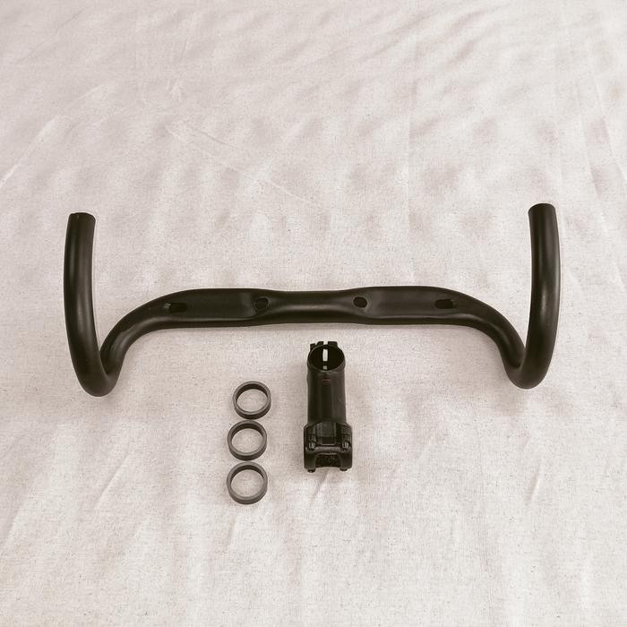 Drop Bar Alloy + Stem+Spacer Washer Twitter Thunder 31.8420,Stem90Mm Original Dan Terpercaya