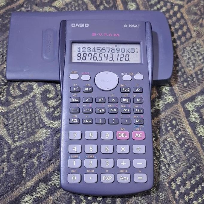 

Casio Fx-350Ms Scientific Calculator Bekas Fungsi Normal Co