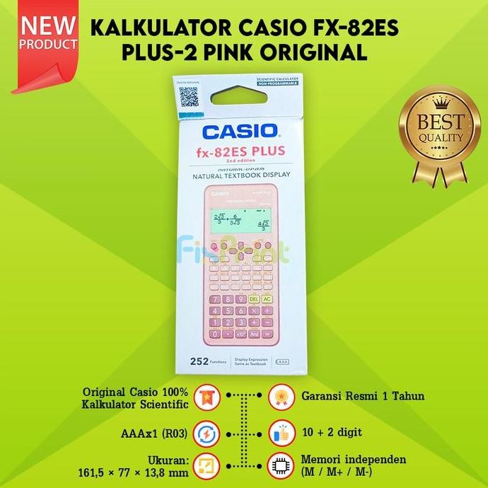 

Kalkulator Casio Fx 82Es Plus-2 Calculator Scientific New Original Co