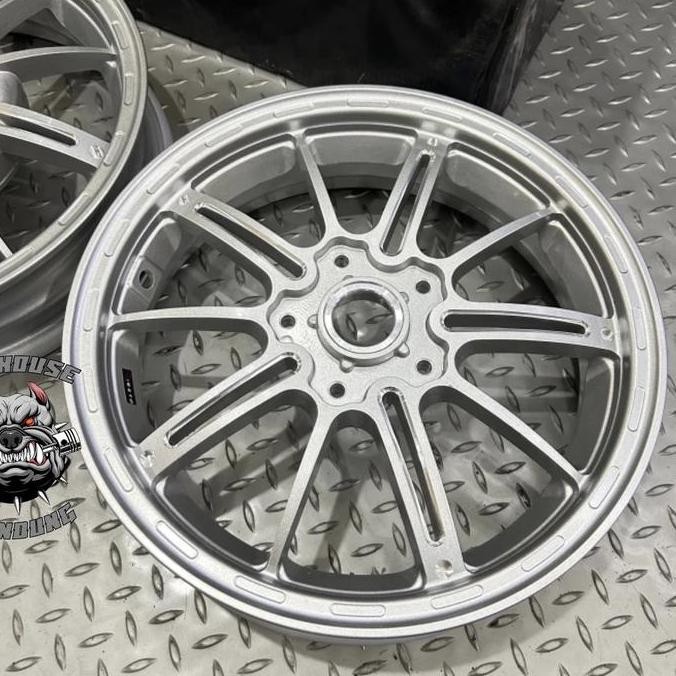 Velg Riezto Mdl Marus Drag Silver Front & Rear Vespa Matic Ring 12