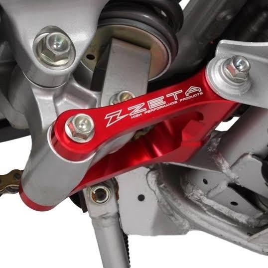 ZETA LOWERING CRF 250 RALLY RED PENURUN SHOCK BELAKANG CRF 250L 2021- 2024 -30MM ORIGINAL DAN TERPER