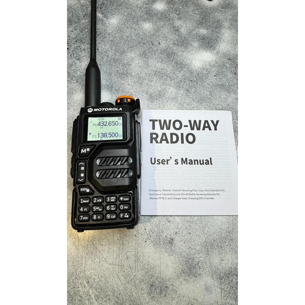 Handy Talkie Motorola X8 Radio HT Motorola x8 10Watt Dual Band UHF/VHF 5500mAh murah