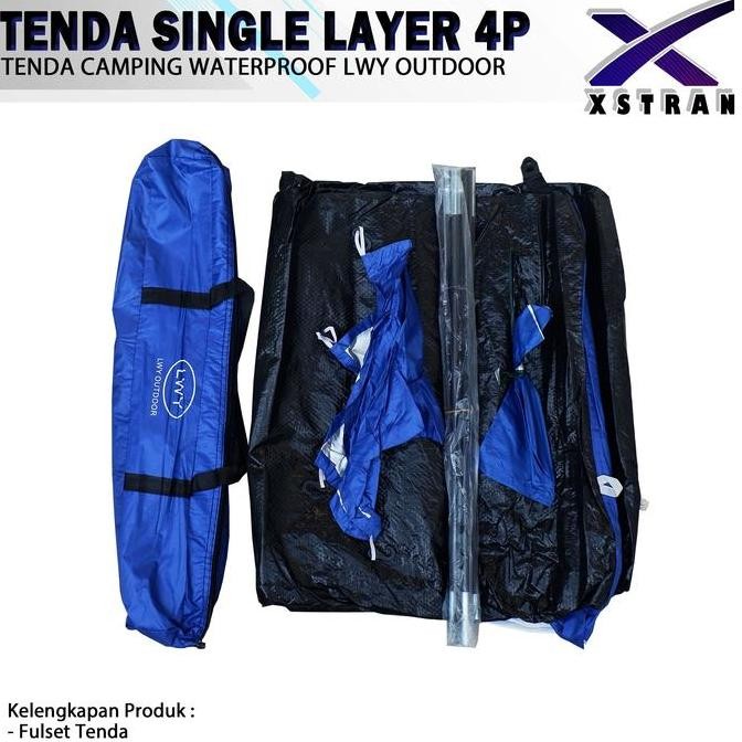 Tenda camping 4-5 person - tenda 6-7orang kemping outdoor-tenda terpal KTS