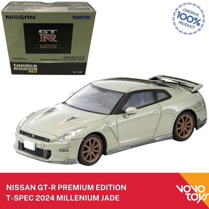 Tomica Limited Vintage Neo TLV-N316a Nissan GT-R Premium Edition T-Spec 2024 Millennium Jade