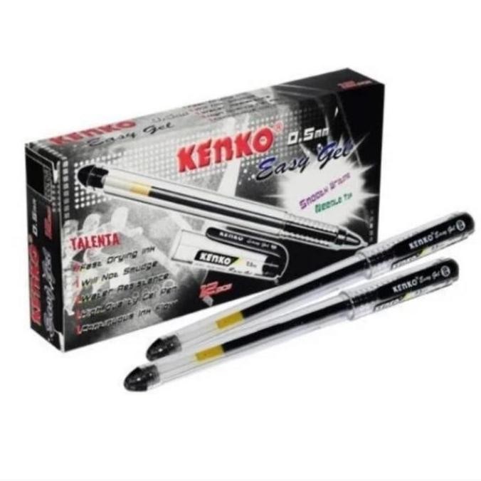 

pulpen kenko easy gel 0 5 1pak isi 12