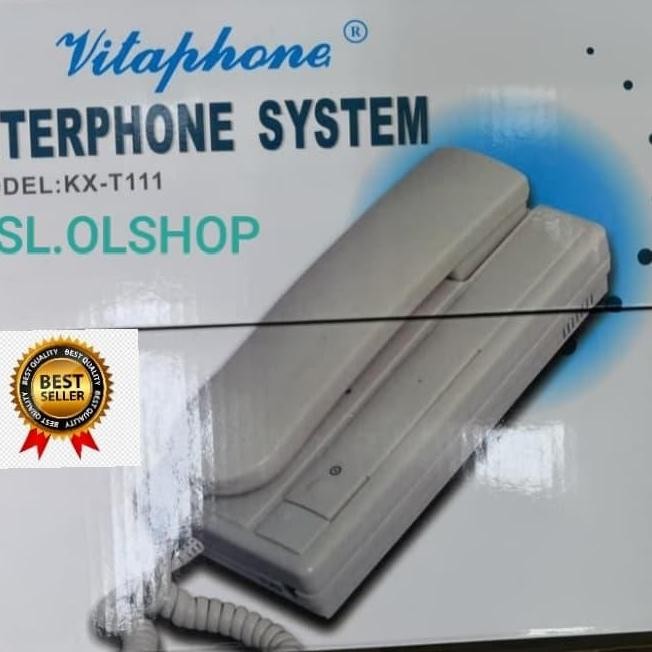 INTERCOM/TELEPON VITAPHONE KX-T111 INTERCOM KABEL TELEPHONE CABLE murah