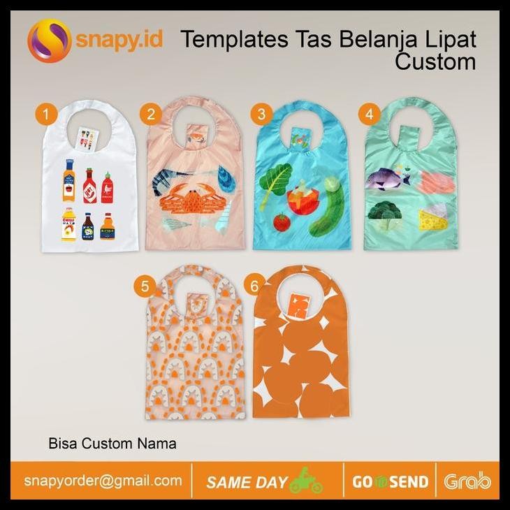 Tas Belanja Lipat Custom Murah Harga Promo