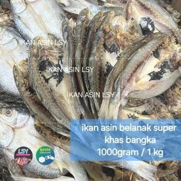

Ikan Asin Belanak Belah Khas Bangka 1000Gram / 1 Kg