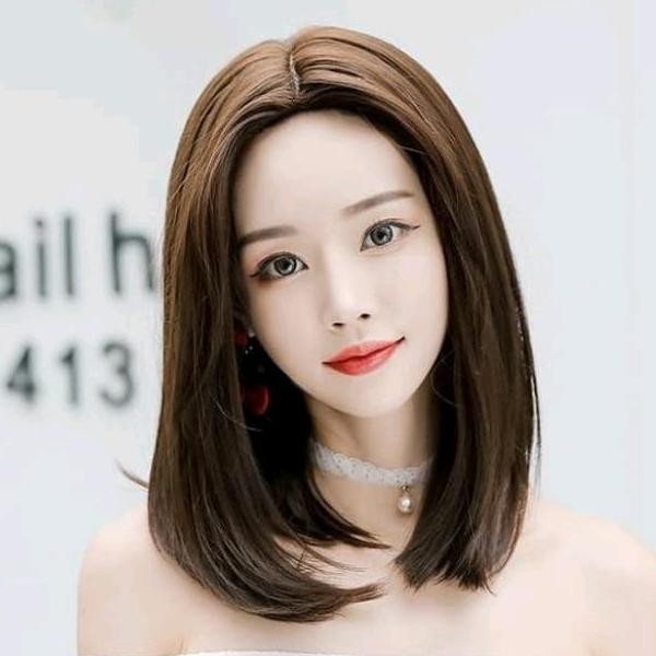 Wig Korea Wig Wanita Tanpa Poni 35cm - 40cm Wig Original Import 10029