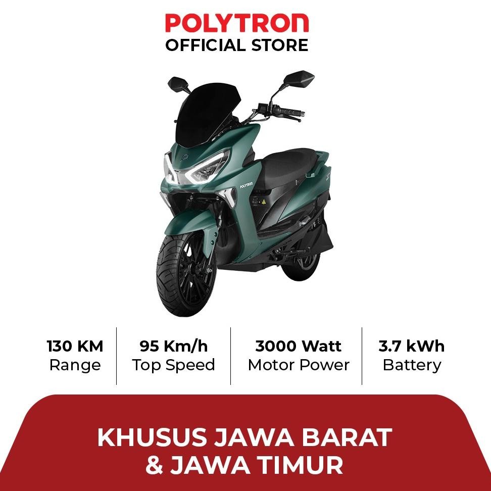 Un04 wdr-75 SUBSIDI POLYTRON Fox R Sepeda Motor Listrik - OTR Jawa Barat & Jawa Timur Murah Original