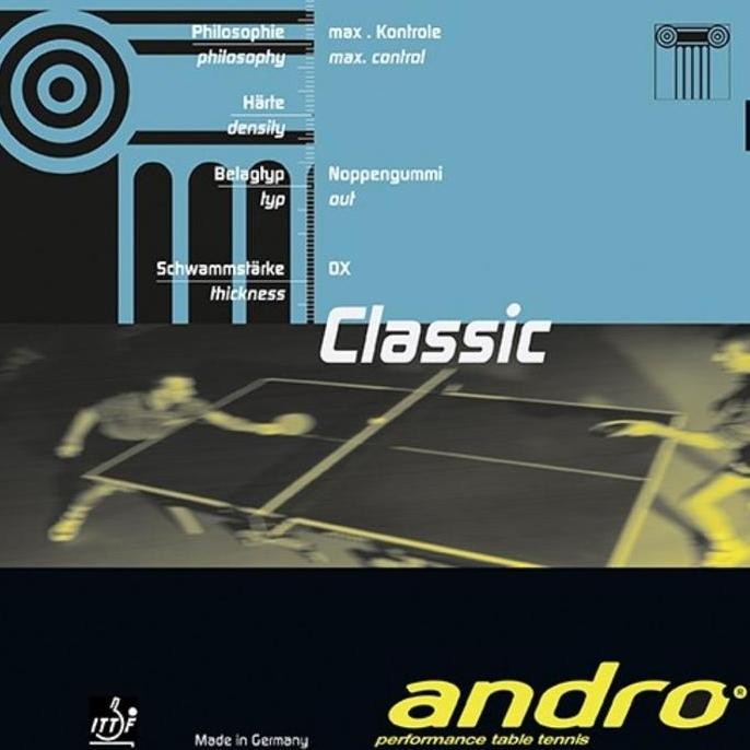 TERMURAH - KARET BINTIK PENDEK SERANG PINGPONG TENIS MEJA ANDRO CLASSIC JAHAT