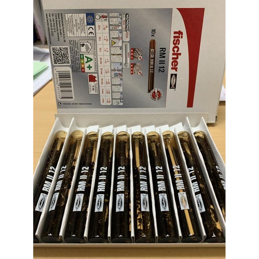 TERBARU - Chemical Resin Fischer M12 M20 M22 - Chemical Anchor Fixings
