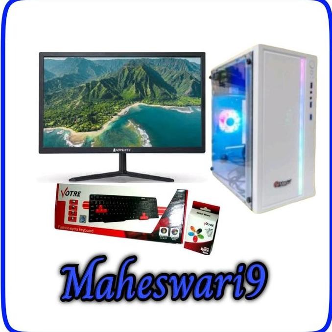 Pc / Cpu Rakitan Intel Core I5 7400 Gen 7 Full Set New Stok