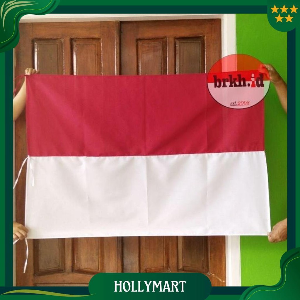 Bendera Merah Putih Katun 135 X 90 Cm - Bendera Indonesia Katun Promo Puncak