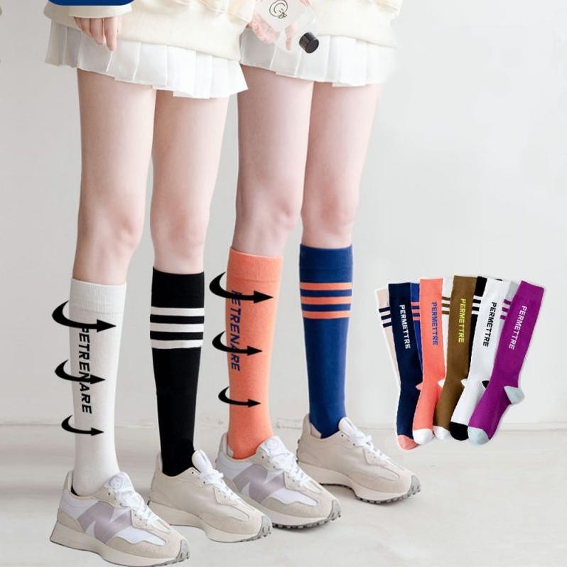 Premium Kaos Kaki Panjang Olahraga Kaos Kaki Stoking Wanita Compression Sock High Quality