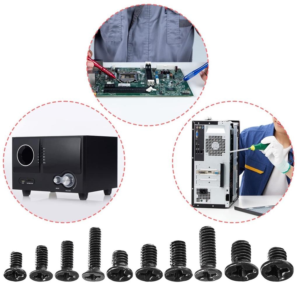 Premium Baut Mur Screw Laptop 500pcs Set Asus Lenovo Acer Hp Dell Notebook Laptop Computer Screws Ob