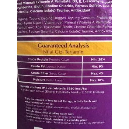 Makanan kucing - Bolt 20kg