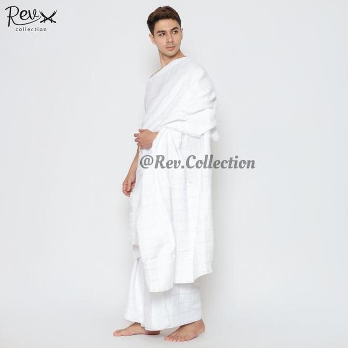 baru  Kain Ihram Set Baju Ihram Atasan dan Bawahan Ardha Exclusive Perlengkapan Haji dan Umroh Pria 