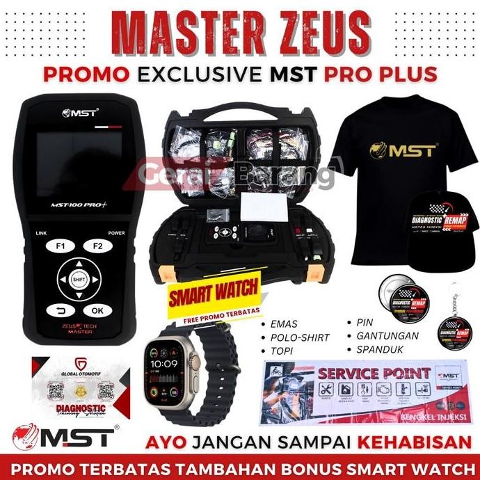 Scanner Motor Injeksi Universal MASTER ZEUS MST 100 PRO PLUS