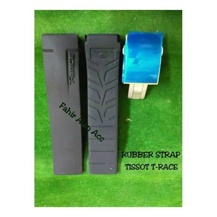 baru Tali Jam TISSOT T-RACE TRACE/Rubber Strap TISSOT T RACE Moto GP Hitam