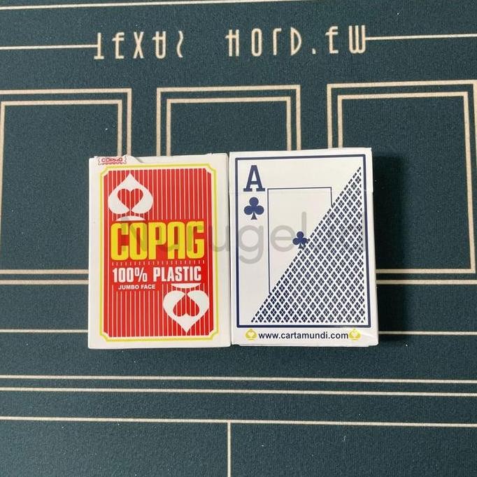 COPAG Playing Card Jumbo Face Plastic PVC Waterproof Kartu Remi Poker