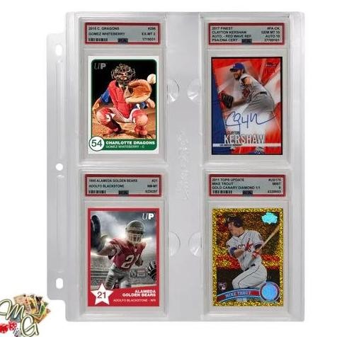 

Ultra Pro 4-Pocket Page (1ct) for Graded PSA Slabs Slab