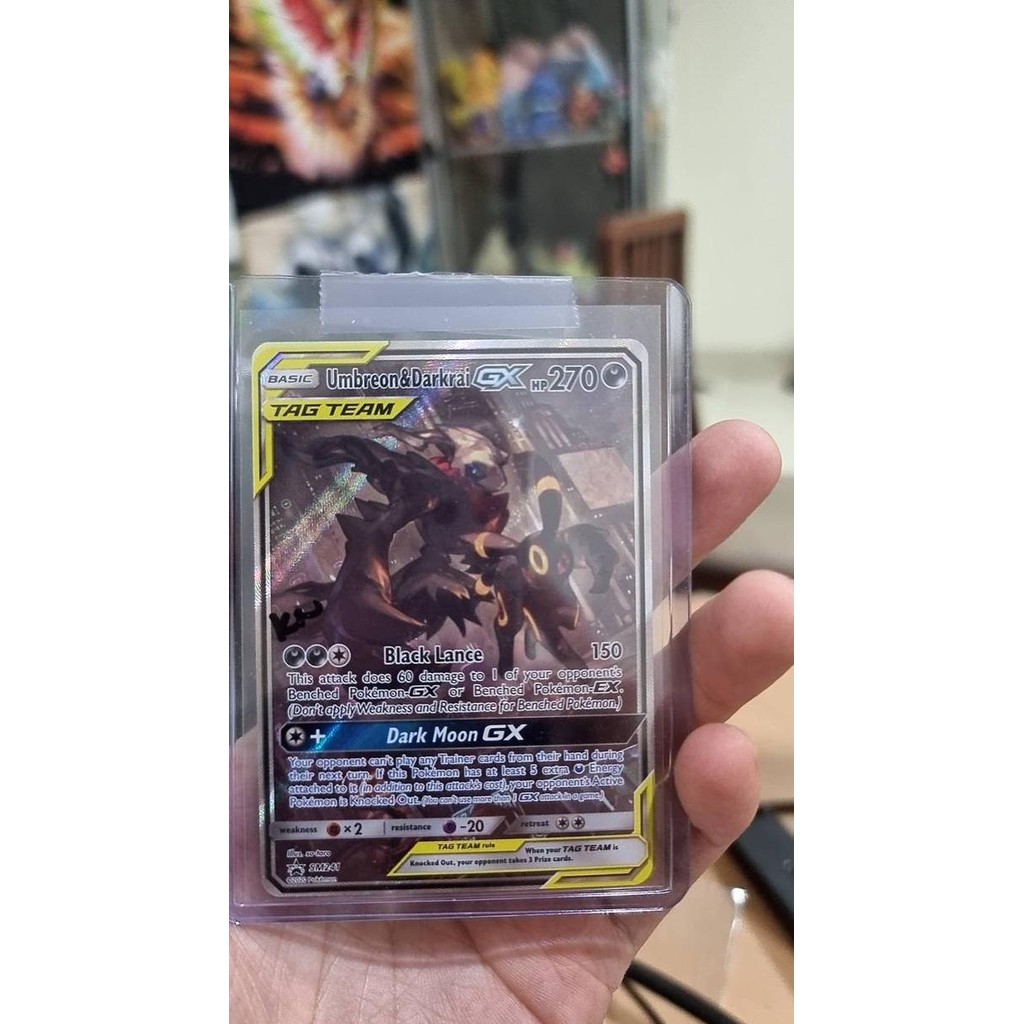 Umbreon & Darkrai GX - SM241 - Alternate Art Promo Pokemon Sun & Moon