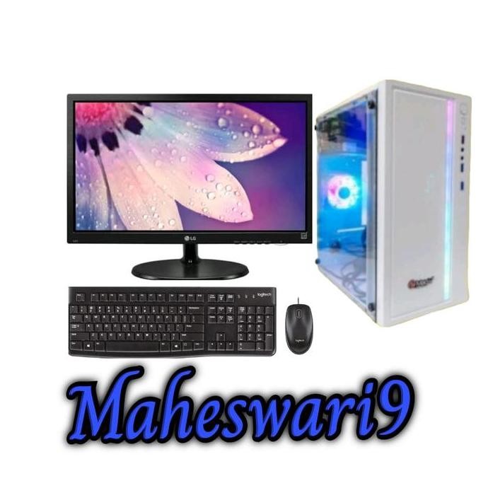 Pc Rakitan Core I3 10105 Gen 10 Full Set New Stok