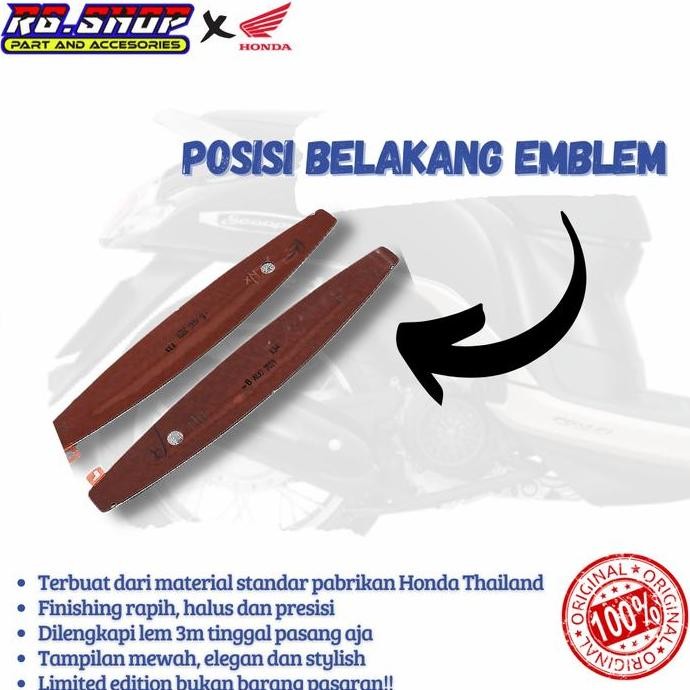 emblem body Scoopy i prestige all series original Honda Thailand