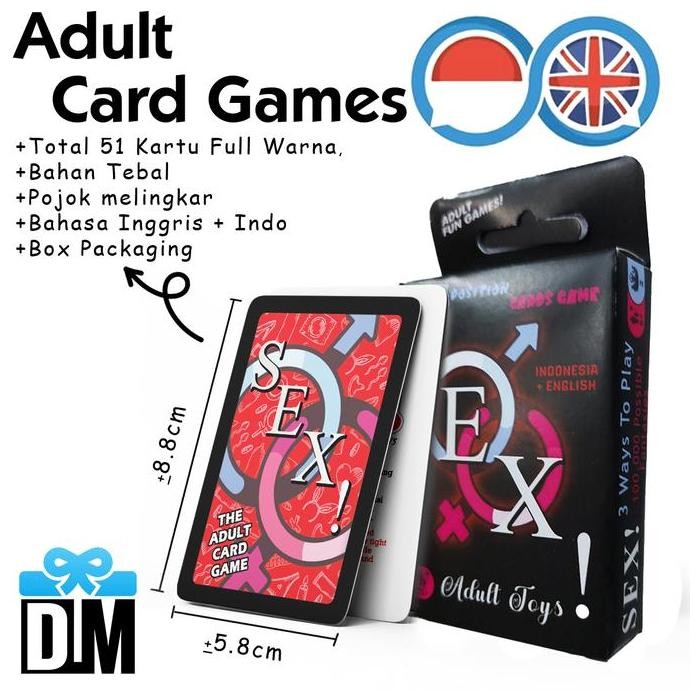 Kartu Hadiah Bridal Shower Dewasa 21+ Kartu Mainan Kamar