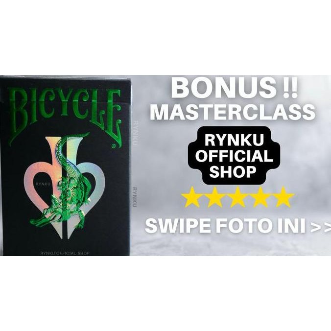 KARTU REMI DAVID BLAINE GATOR BACK IN SPADES HOLOGRAPHIC PLAYING CARD