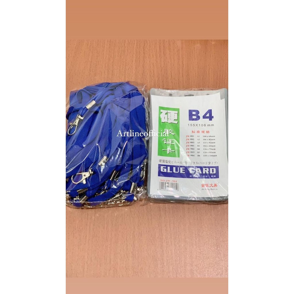 

READY Bundling 20 Pcs ID card B4 + 20 Pcs Tali Id card kait NEW