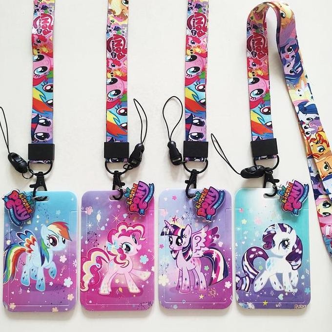 

READY ID Card Holder Name Tag Lanyard / Kalung Wadah Kartu My Little Pony NEW