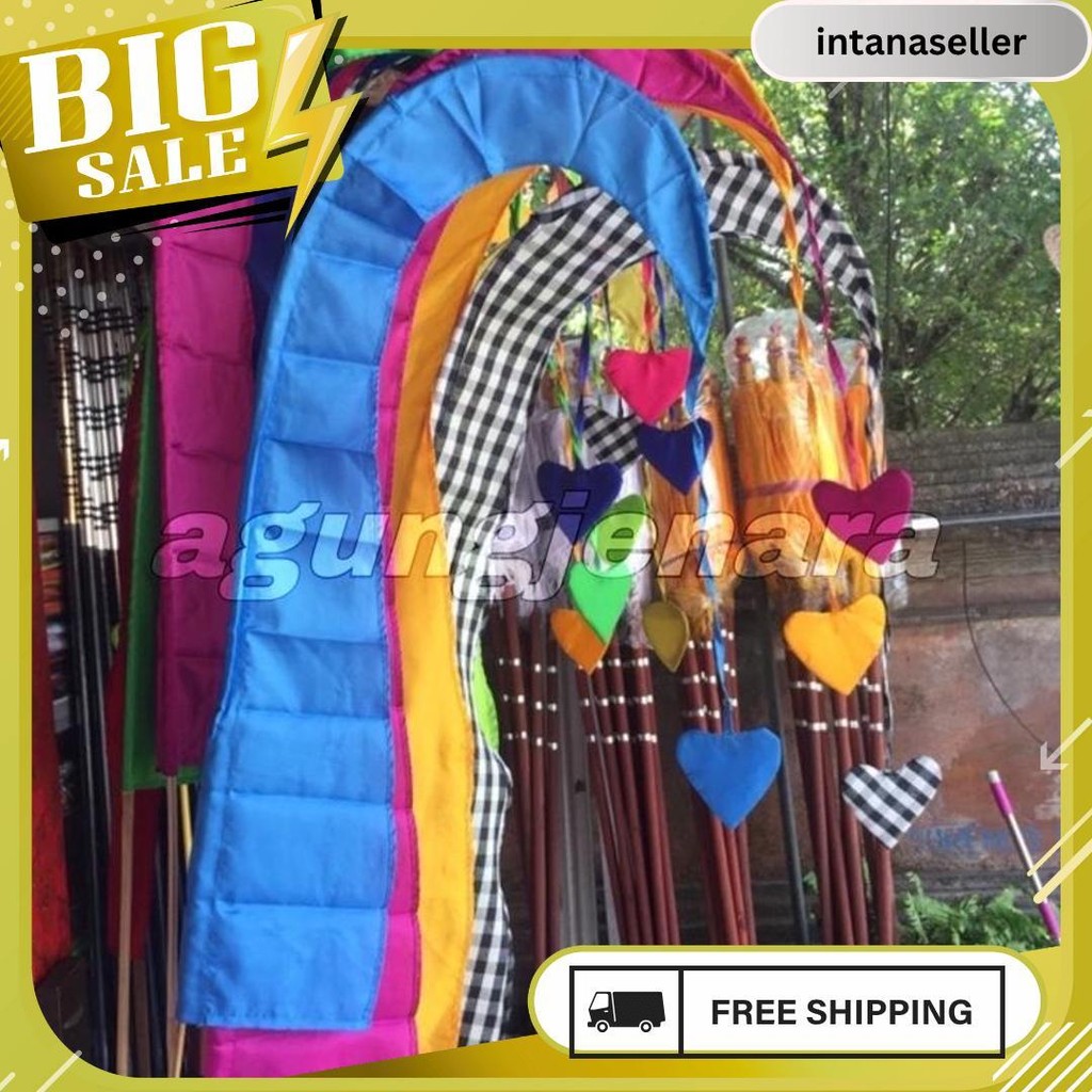 Umbul-Umbul 3Meter Khas Bali Gratis Ongkir