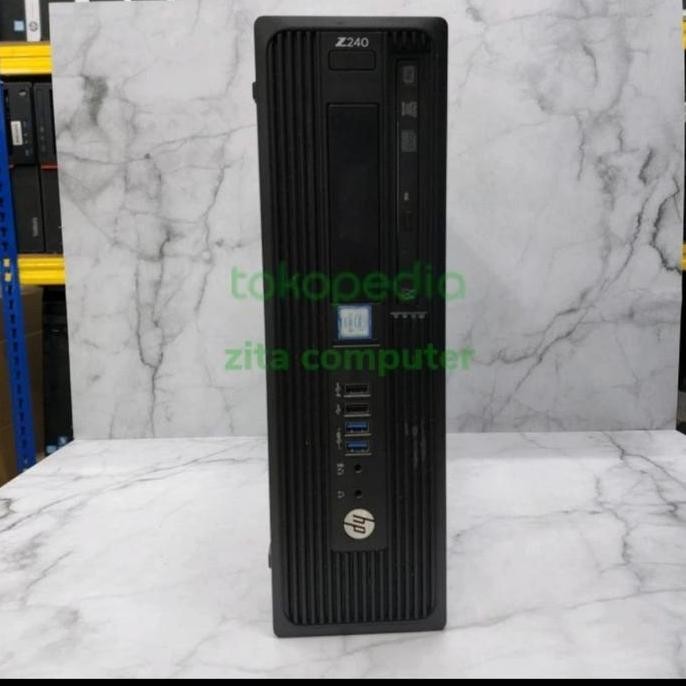 Pc Hp Workstation Z240 Sff Core I7 6700 Ram 16Gb  Ssd 128Gb Hdd 500Gb New Stok