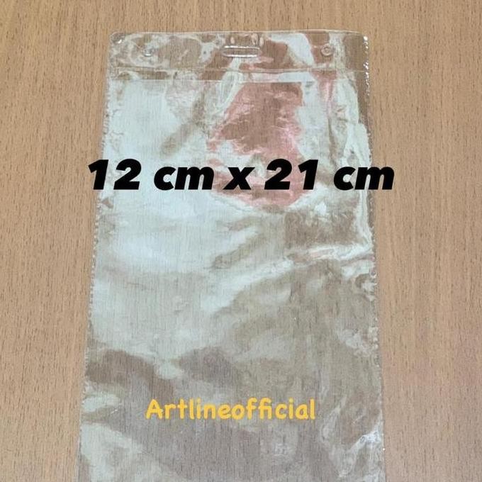 

READY Plastik Panitia Mika Uk 12 cm x 21 cm / Nametag cover/lanyard id/case harga isi 100 pcs NEW