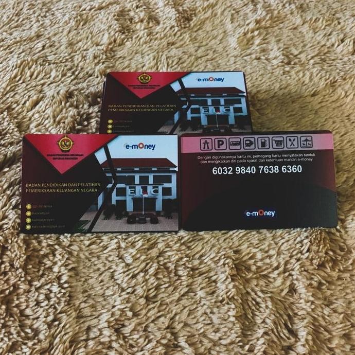 

READY ID card e money cetak 2 sisi NEW