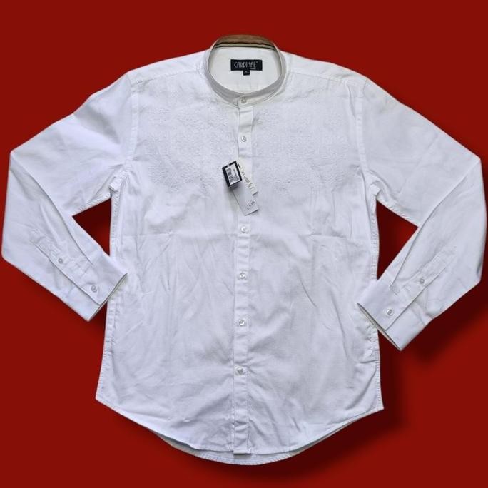 baru  Kemko CARDINAL Original Formal Long Sleeve Shanghai FAHAI || Kemeja Koko CARDINAL Original Len