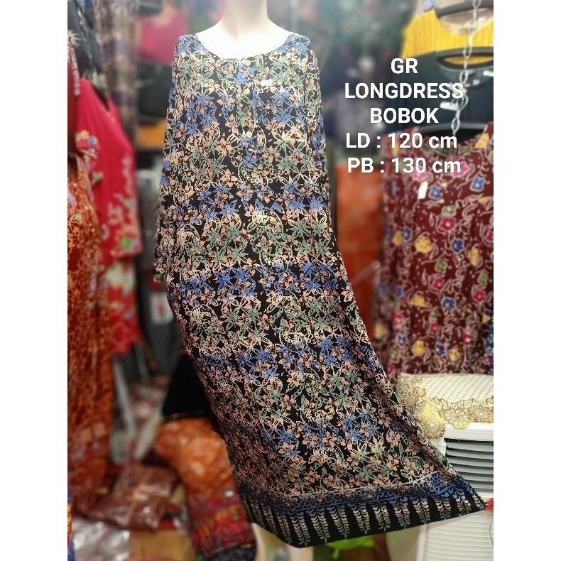 READY Daster Gadis Remaja Longdress Bobok Lengan Panjang Cap LD 120 cm TERLARIS