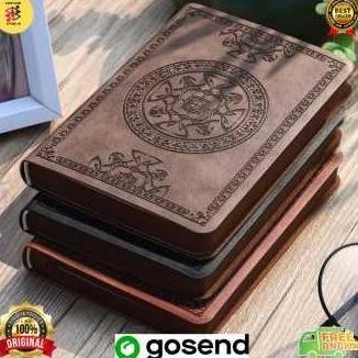 

READY Buku Catatan Kerja Kuliah Jurnal Notebook Cover Vintage Pattern A6 NEW