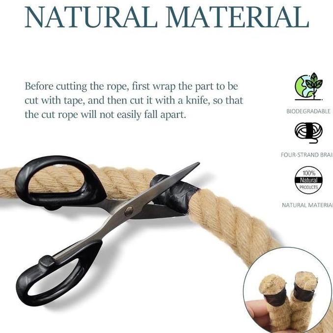 

Tali Tambang Manila Goni Rami Serat Abacca 10 Meter - Tidak Mudah Pecah dan Lentur