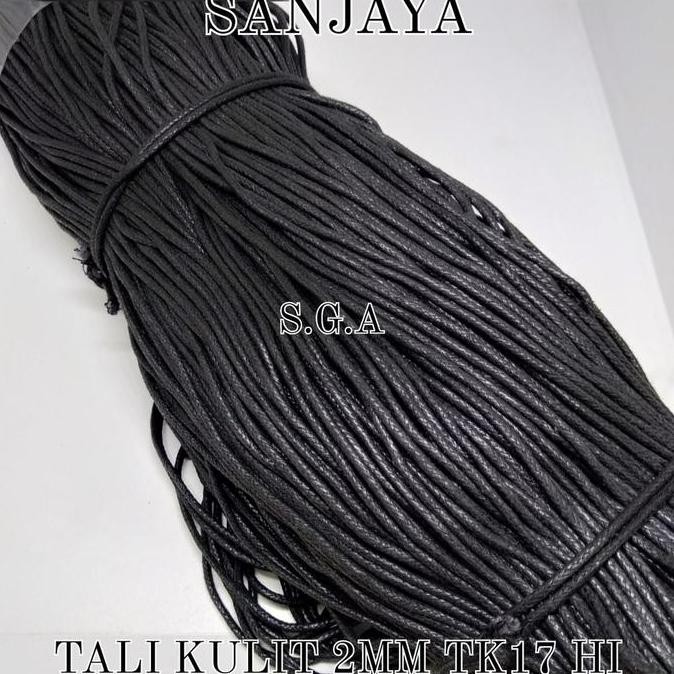 Rounded Genuine Leather 2mm / Tali Kulit Bentuk Bulat / String Tali / Tali Kulit Bulat 2mm Tk17 Hi