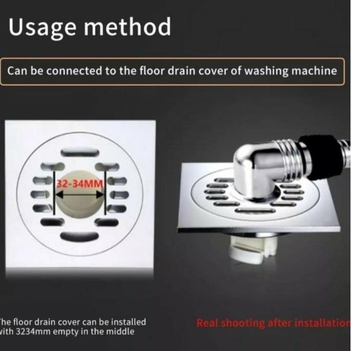 Penutup Saluran Pembuangan Floor Drain Mesin Cuci Penutup Saluran Air