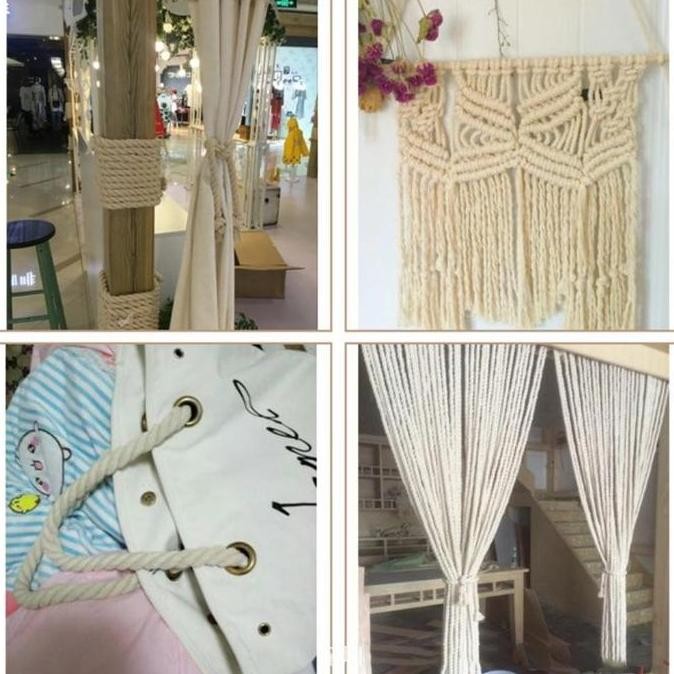 

Tali tambang katun kepang 5mm